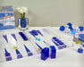 Tizo Designs Giftware Tizo Acrylic Backgammon Set Blue & Clear