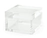 Tizo Designs Home Tizo Acrylic Square Box Large, Clear