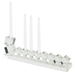 Tizo Designs Giftware Tizo Angled Clear Crystal Dreidel Menorah