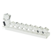 Tizo Designs Giftware Tizo Angled Clear Crystal Dreidel Menorah