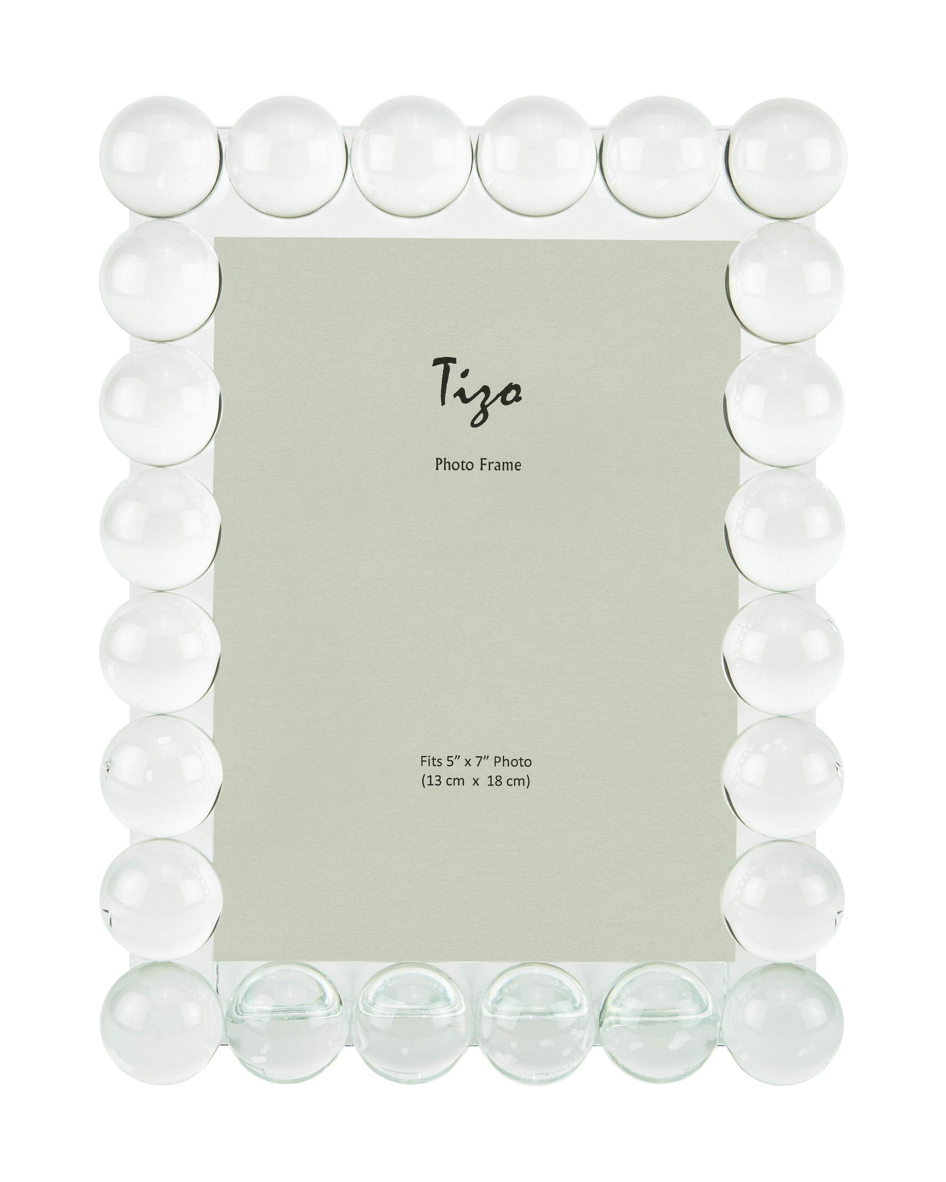 Tizo Designs Picture Frames Tizo Clear Glass Bubble Frame - 4x6