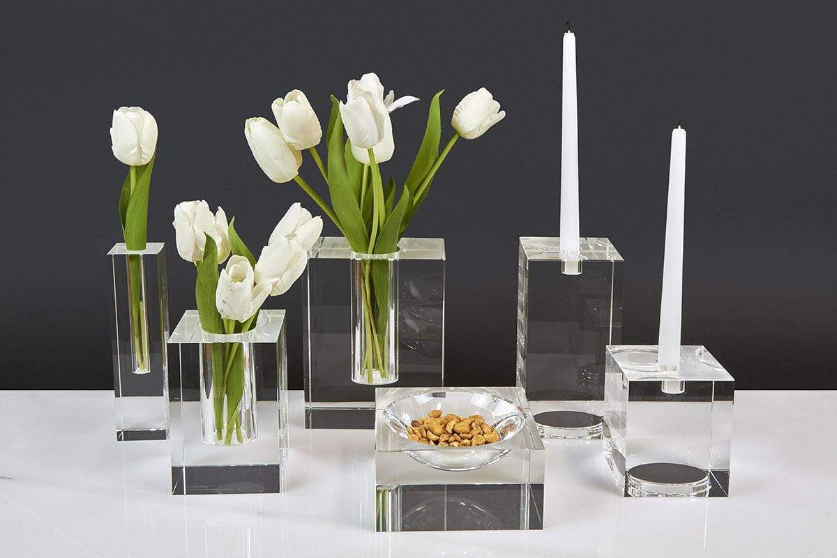 Tizo Designs Giftware Tizo Crystal 8" Bud Vase