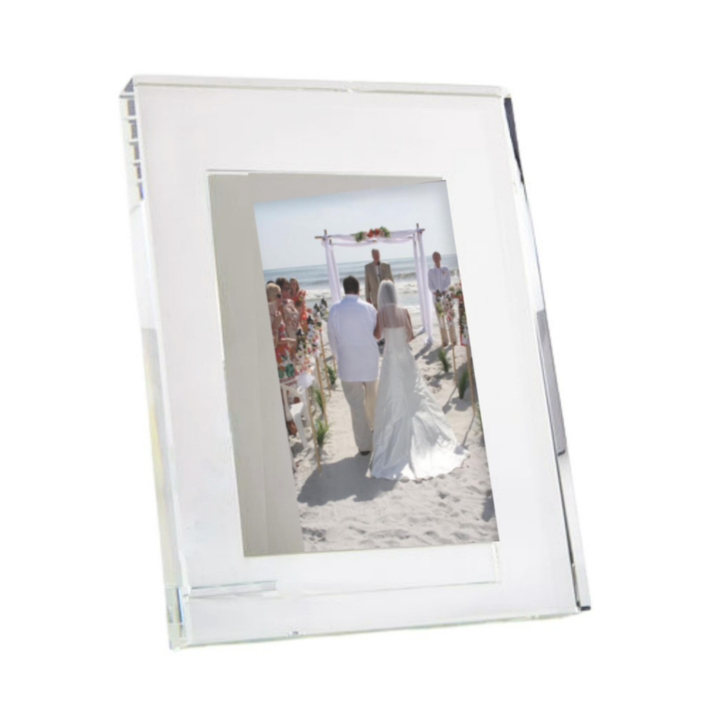 Tizo Lucite Photo Frame - Clear Back 4x6 at ShopTheAddison