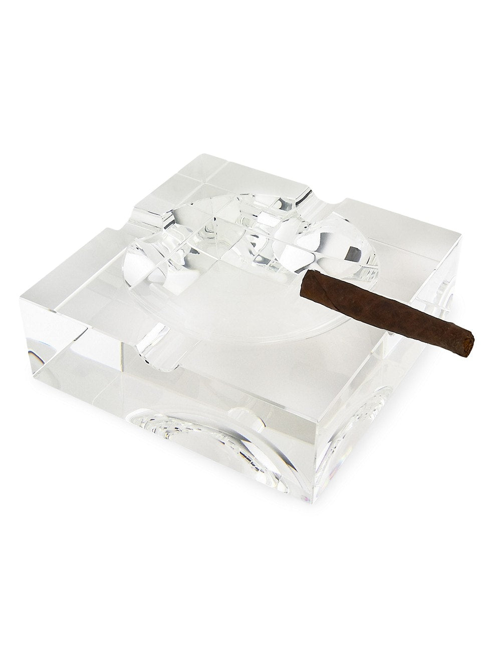 Tizo Designs Giftware Tizo Crystal Large Square Cigar Ashtray