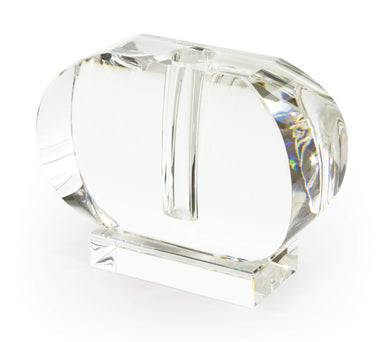 Tizo Designs Home Decor Tizo Designs Crystal Horizontal Oval Bud Vase