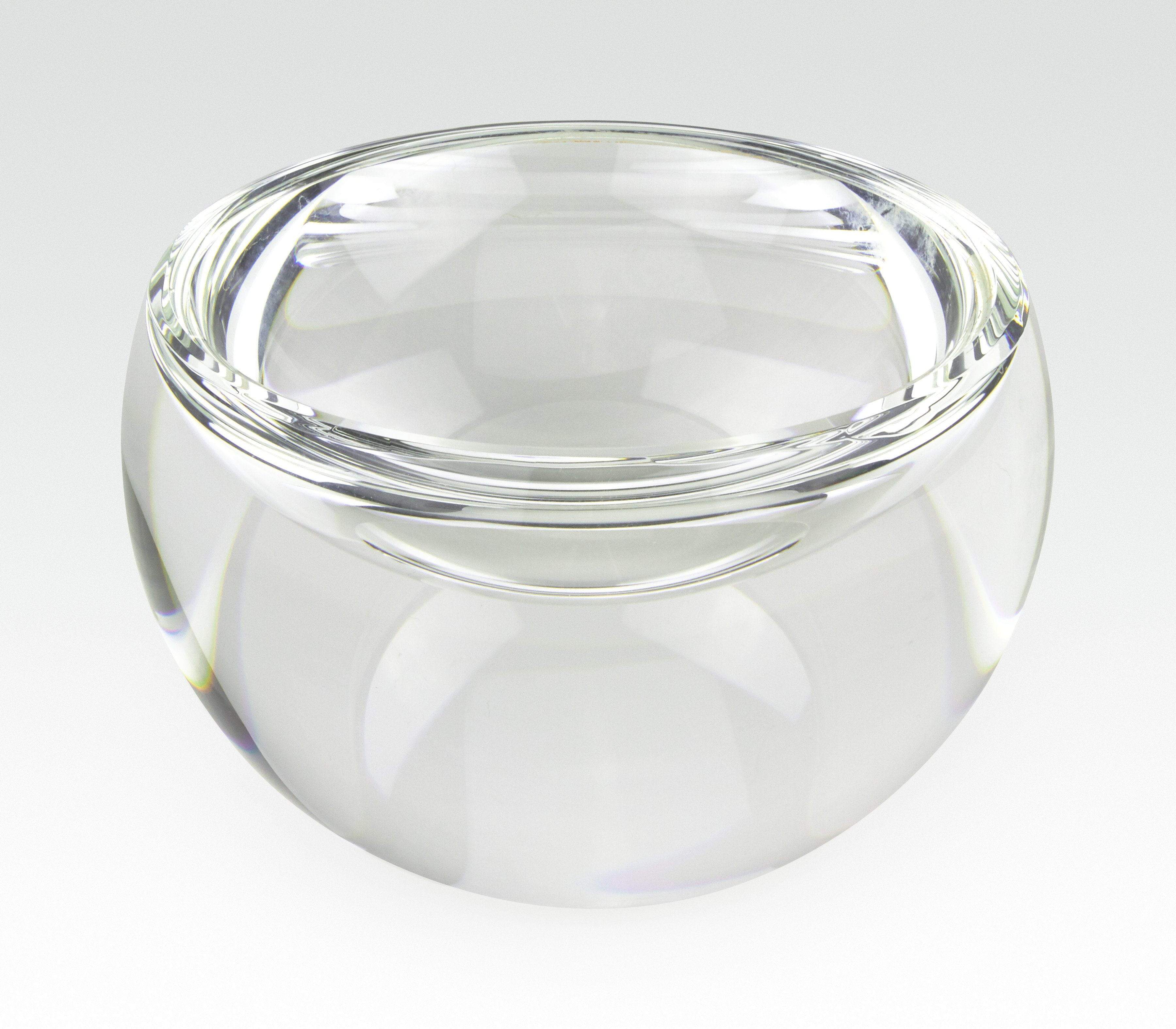 Tizo Designs Sphere Crystal Glass Centerpiece Bowl