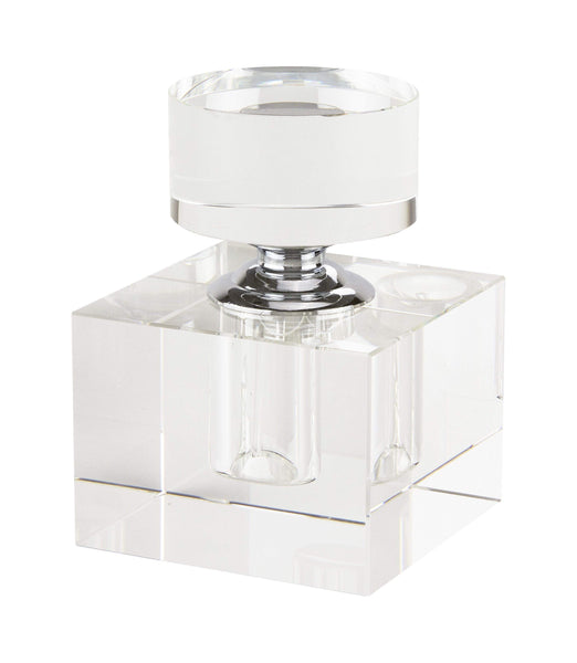 Tizo Designs Giftware Tizo Designs Square Crystal Glass Perfume Bottle
