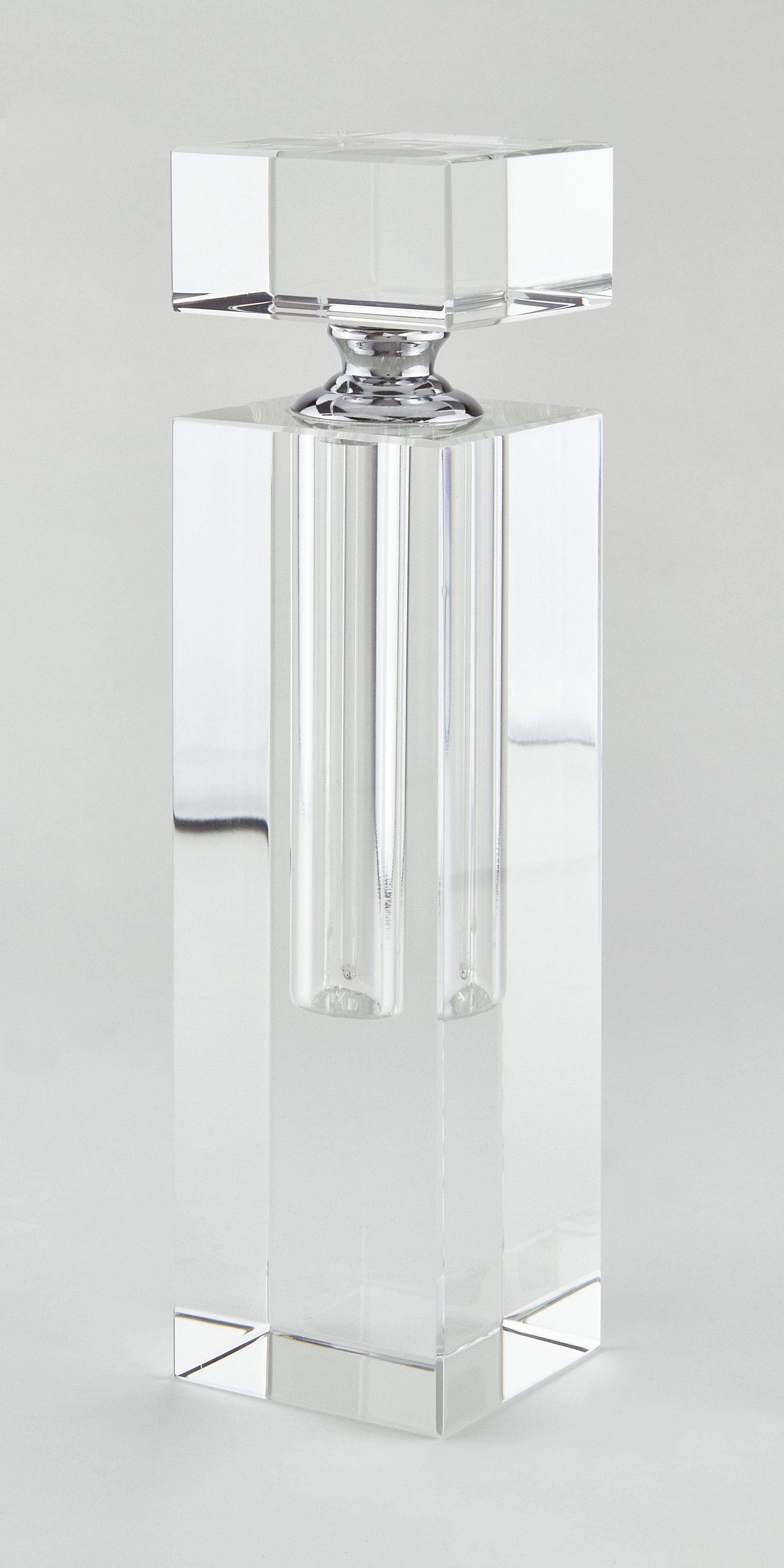 Tizo Design Diamond Cut Crystal Glass Perfume Bottle - Lifestyles
