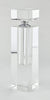 Tizo Designs Tall Rectangle Crystal Glass Perfume Bottle
