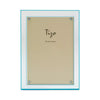 Tizo Designs Picture Frames Tizo Double Border Lucite Frame - Blue 5x7