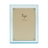 Tizo Designs Picture Frames Tizo Double Border Lucite Frame - Turquoise 5x7