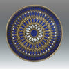 Tizo Designs Giftware Tizo Heritage Jeweltone Round Coaster - Blue