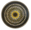Tizo Designs Giftware Tizo Heritage Jeweltone Round Coaster - Brown