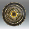 Tizo Designs Giftware Tizo Heritage Jeweltone Round Coaster - Brown
