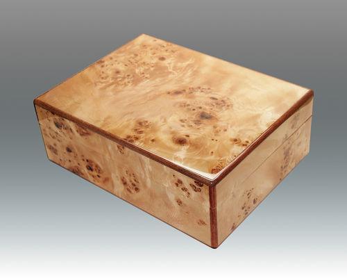 Tizo Designs Home Tizo Honey Burl Empty Wood Box