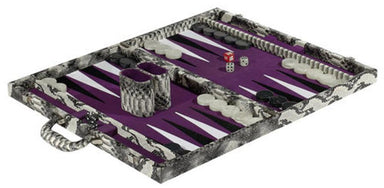 Tizo Designs Giftware Tizo Italian Designed Faux Leather Backgammon Set SG1455