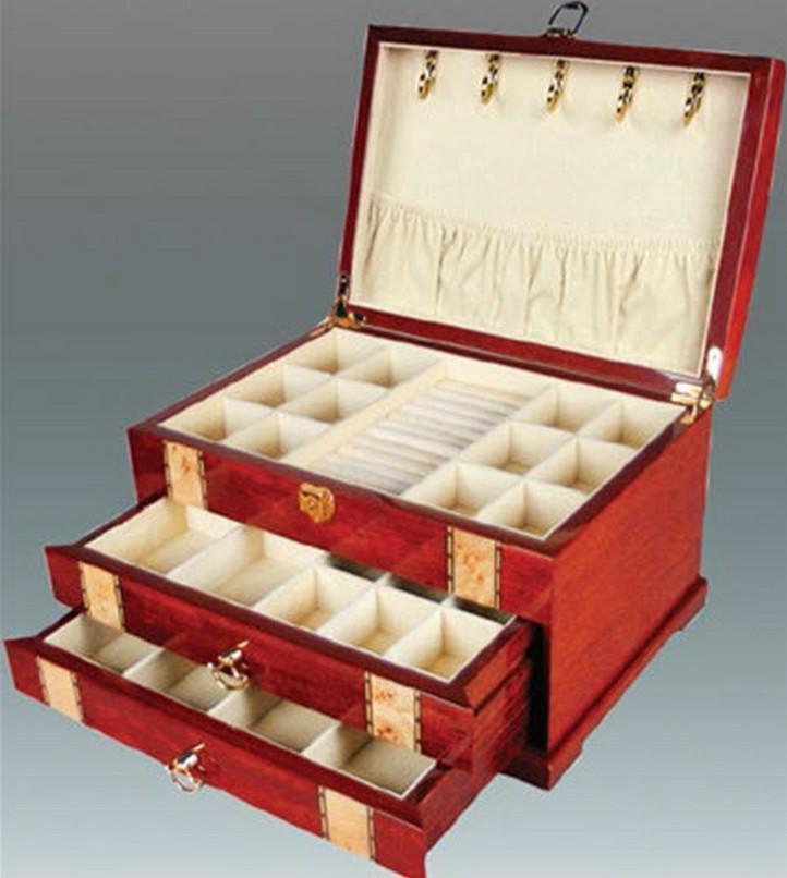 Tizo Designs Giftware Tizo Italian Designed Inlaid Wood Jewelry Box with 2 Drawers