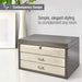 Tizo Designs Giftware Tizo Italian Designed Wood Grey & Natural Jewelry Box