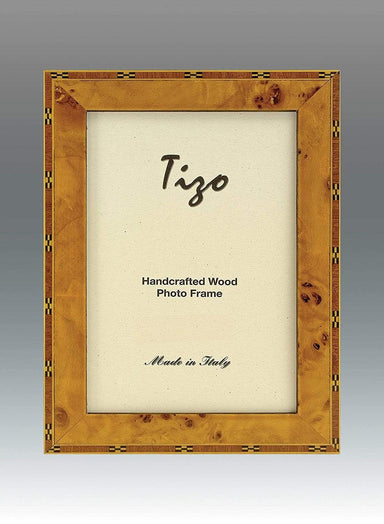 Tizo Italian Wood Frame Blue 4x6 at ShopTheAddison