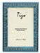 Tizo Designs Picture Frames Tizo Italian Wood Frame Blue 4X6