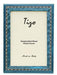 Tizo Designs Picture Frames Tizo Italian Wood Frame Blue 8X10