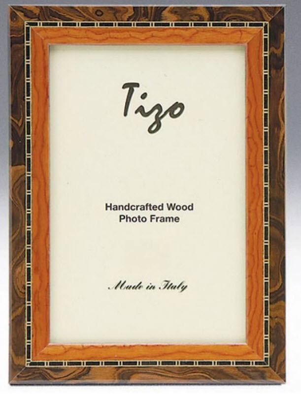 Tizo Designs Picture Frames Tizo Italian Wood Frame Brown 4X6