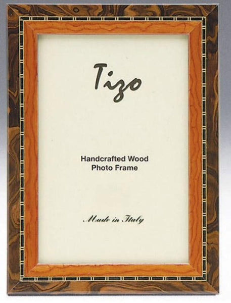 Tizo Designs Picture Frames Tizo Italian Wood Frame Brown 4X6