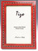 Tizo Designs Picture Frames Tizo Italian Wood Frame Red 4X6