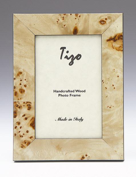 Tizo Designs Picture Frames Tizo Italian Wood Frame Tan 4x6