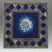 Tizo Designs Giftware Tizo Jeweled & Enameled Coaster - Blue