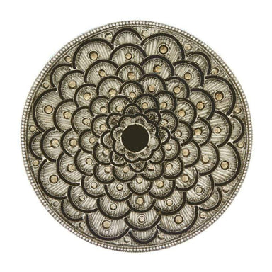 Tizo Designs Giftware Tizo Jeweled & Enameled Coaster - Brown