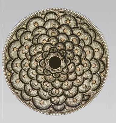 Tizo Designs Giftware Tizo Jeweled & Enameled Coaster - Brown