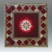 Tizo Designs Giftware Tizo Jeweled & Enameled Coaster - Red