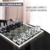 Tizo Designs Giftware Tizo Lucite 17" Chess Set - Clear & Smoke