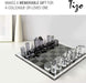 Tizo Designs Giftware Tizo Lucite 17" Chess Set - Clear & Smoke