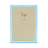 Tizo Designs Picture Frames Tizo Lucite 4" x 6" Frame with Blue Lucite Back