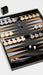 Tizo Designs Giftware Tizo Lucite Backgammon Set Black/Gold/Silver HA105BKBG
