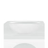 Tizo Lucite Block Design Bowl - Frost & Clear