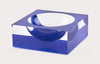 Tizo Designs Home Tizo Lucite Block Small Bowl - Blue & Clear