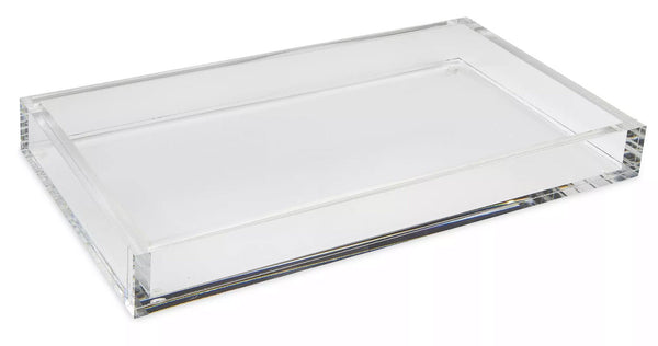 Tizo Designs Home Tizo Lucite Clear Tray 12"x16"