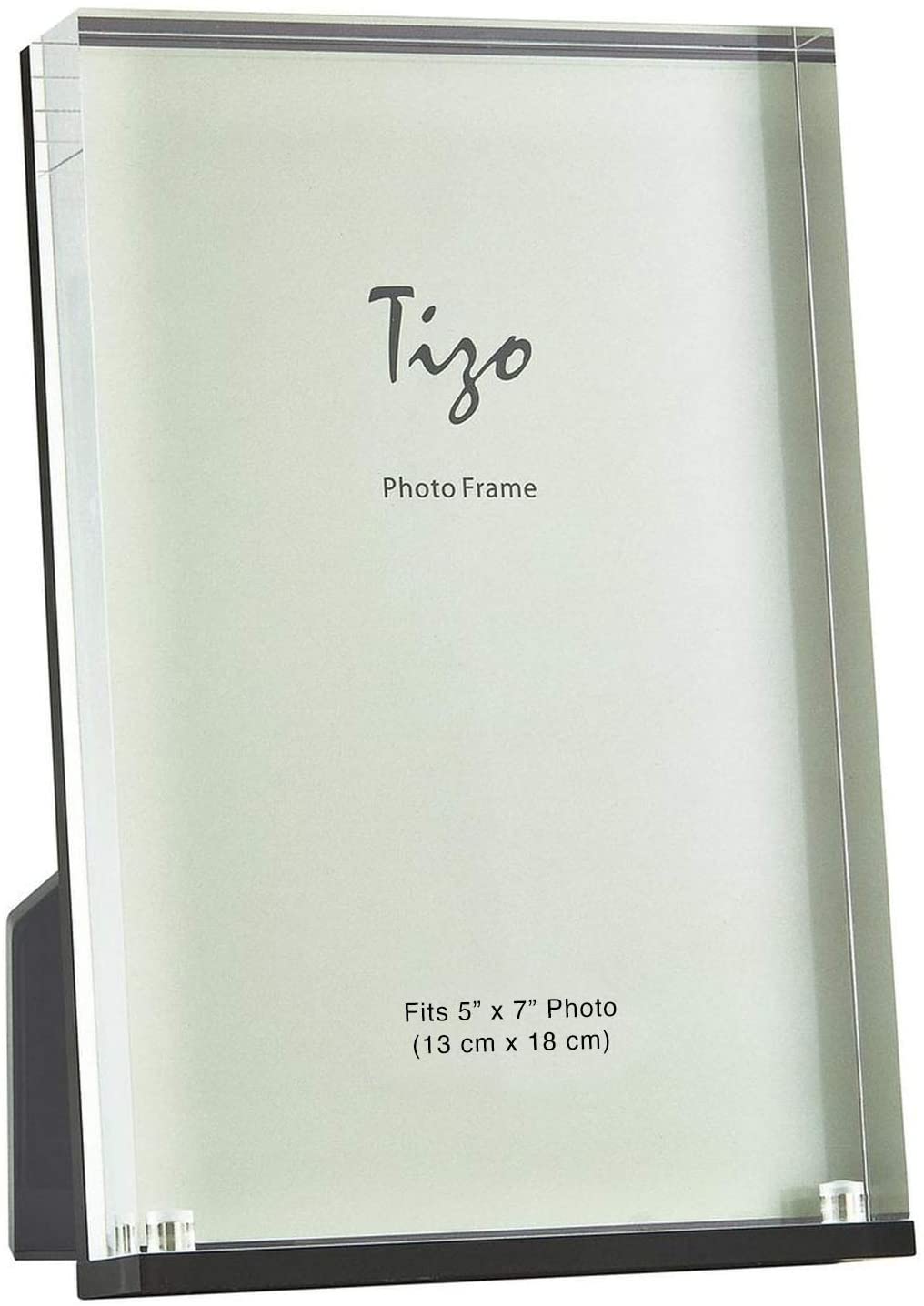 Tizo Designs Picture Frames Tizo Lucite Frame - Black Back 5x7 HA158BK57