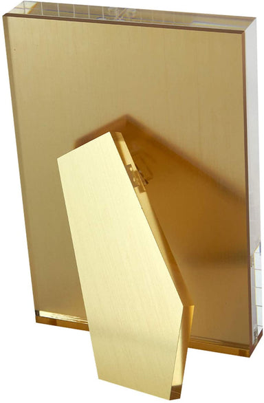 Tizo Designs Picture Frames Tizo Lucite Frame - Gold Back 4x6 HA158GD46