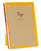 Tizo Designs Picture Frames Tizo Lucite Frame with Colored Lucite Back - Orange 5x7