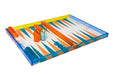 Tizo Designs Giftware Tizo Lucite Multi Color Backgammon set- Turquoise Orange