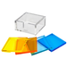 Tizo Designs Giftware Tizo Lucite Multi Color Coaster Set of 4