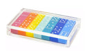 Tizo Designs Giftware Tizo Lucite Multi Color Domino Set