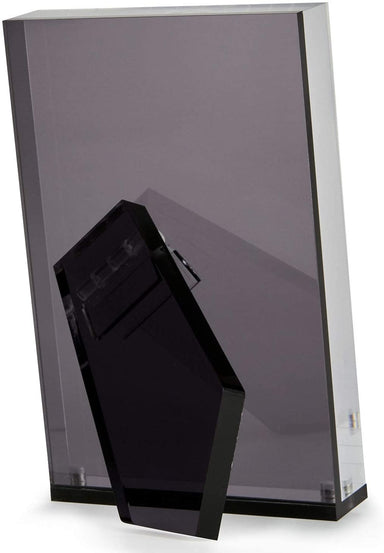 Tizo Designs Picture Frames Tizo Lucite Photo Frame - Black Back 4x6 HA158BK46
