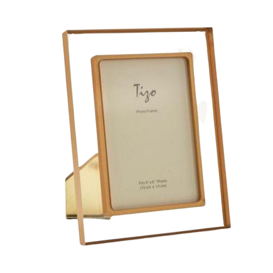 Tizo Lucite Photo Frame - Clear Back 4x6 at ShopTheAddison