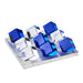 Tizo Designs Giftware Tizo Lucite TicTacToe Set Blue/Clear Square