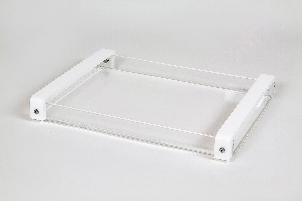 Tizo Lucite Square Box Small, Clear — ShopTheAddison